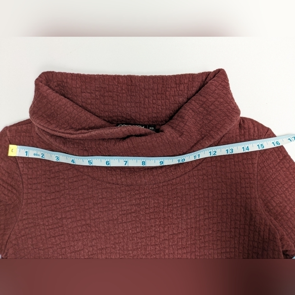 COKLUCH Riviere women's pullover - Cassis Crinkle size XS - Picture 6 of 12